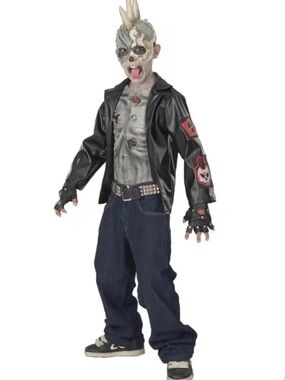 Punk Rocker Zombie Costume